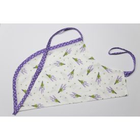 Csipkés levendulamintás felnőtt kötény