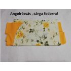 Szabott, fodros kötények, több színben 