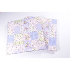 Lila pecswörk mintás ülőpárna