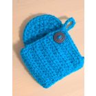 Bögre pulcsi alátéttel  ( bögre nélkül) türkiz