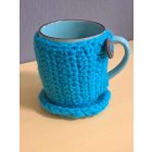 Bögre pulcsi alátéttel  ( bögre nélkül) türkiz