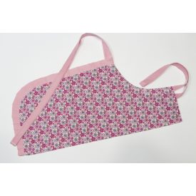 Rózsaszín fodros kötény 