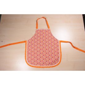 Narancs csipkés gyerekkötény