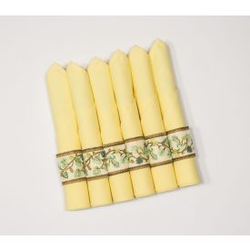 6 db-os szalvéta szett szalvétagyűrűvel