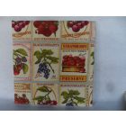 Gyümölcs mintás ülőpárna