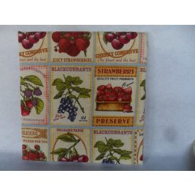 Gyümölcs mintás ülőpárna