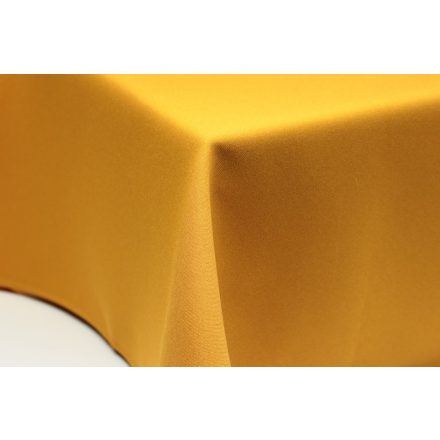 Ovális asztalterítő, egyszínű mustársárga TÖBB méretben