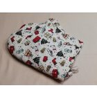 Karácsonyi mintás edényfogó kesztyű