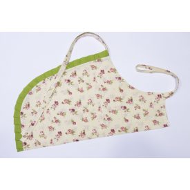 Virágmintás fodros kötény 