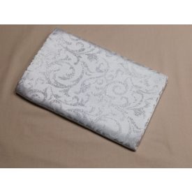 Ezüst indás karácsinyi terítő 200 x 140 cm 