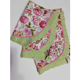 Rózsás, generációs kötény csomag, csipkés