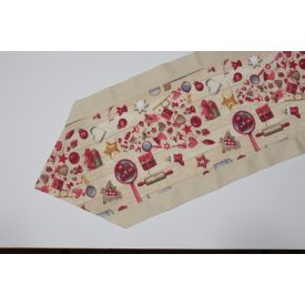 35 cm X 160 cm karácsonyi asztali futó