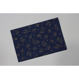 70 cm X 70 cm karácsonyi mintás asztalterítő