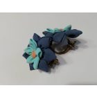 Sötétkék csipeszes függönyelkötő