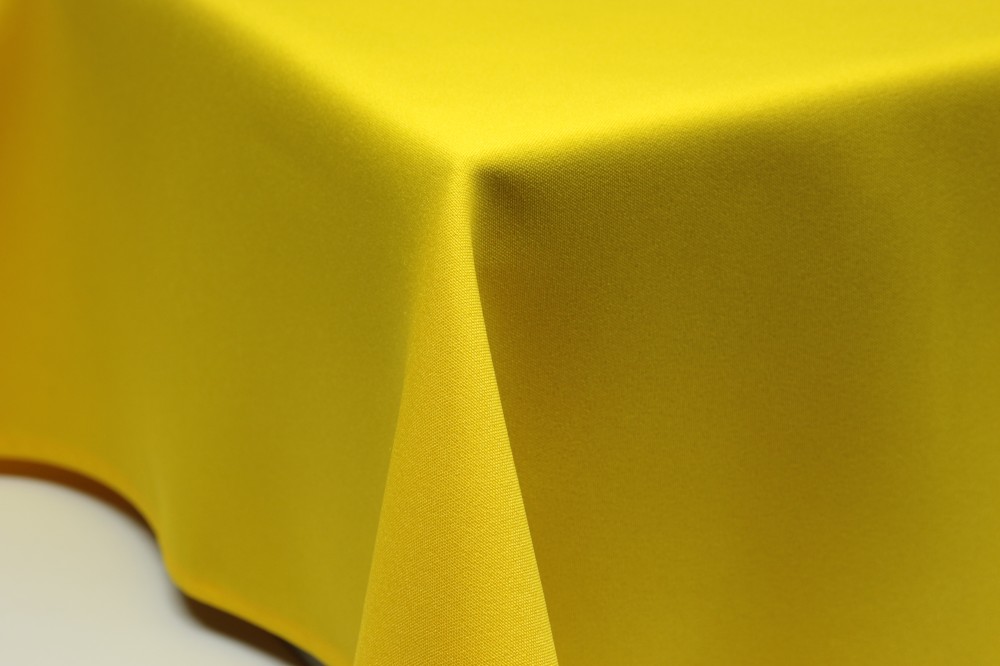 Image of Ovális asztalterítő, egyszínű citromsárga TÖBB méretben